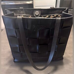 Patricia Nash woven leather handbag